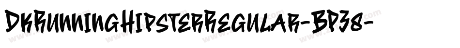 DkRunningHipsterRegular-BPZ8字体转换