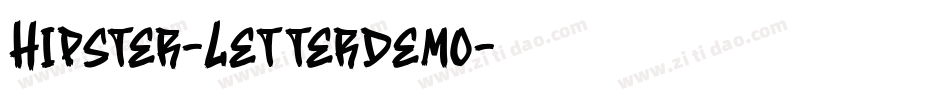 Hipster-Letterdemo字体转换