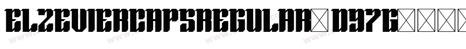 ElzevierCapsRegular-d97g字体转换