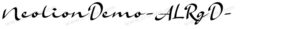 NeolionDemo-ALRgD字体转换