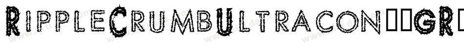 RippleCrumbUltracon-7GR字体转换