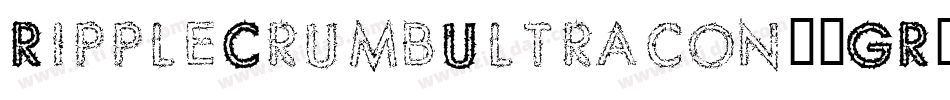 RippleCrumbUltracon-7GR字体转换