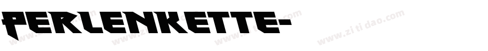 Perlenkette字体转换
