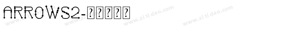 ARROWS2字体转换