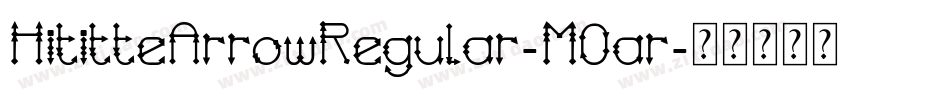 HititteArrowRegular-M0ar字体转换 HititteArrowRegular-M0ar字体转换