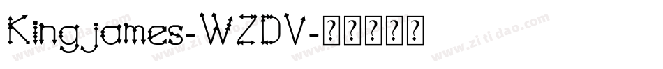 Kingjames-WZDV字体转换