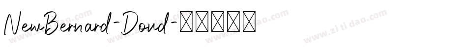 NewBernard-Dovd字体转换