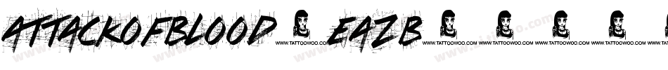 AttackOfBlood-eaZB字体转换