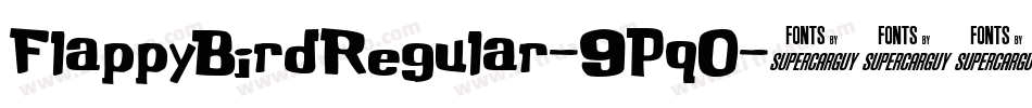 FlappyBirdRegular-9Pq0字体转换
