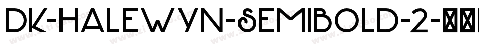 DK-Halewyn-SemiBold-2字体转换