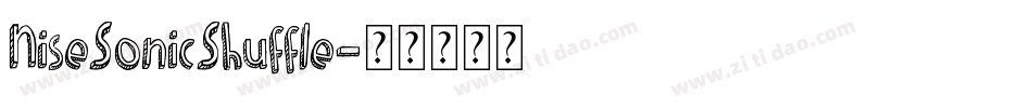 NiseSonicShuffle字体转换