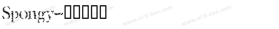 Spongy字体转换