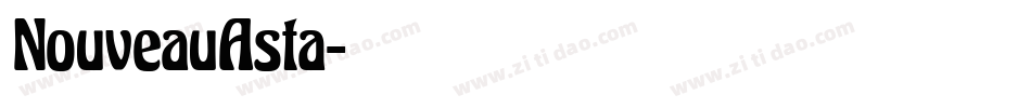 NouveauAsta字体转换