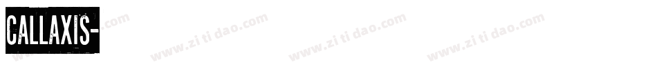 Callaxis字体转换
