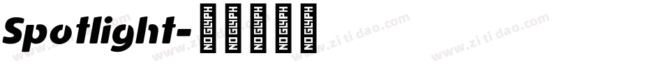 Spotlight字体转换