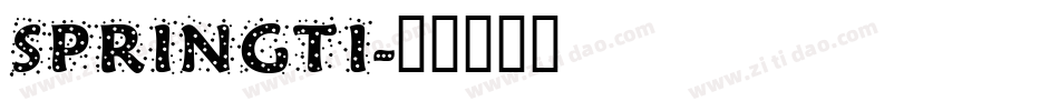 SPRINGTI字体转换