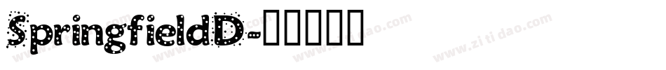 SpringfieldD字体转换