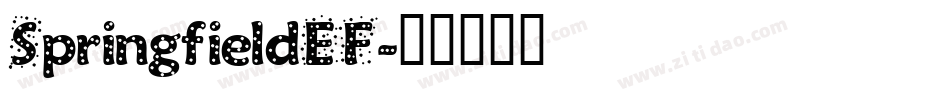 SpringfieldEF字体转换