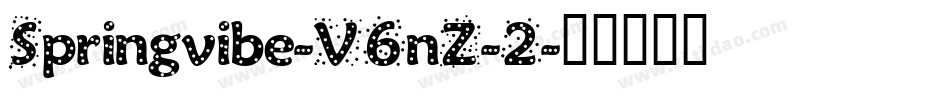 Springvibe-V6nZ-2字体转换