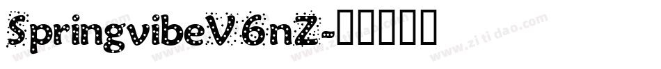 SpringvibeV6nZ字体转换