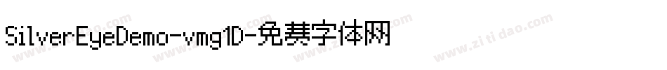 SilverEyeDemo-vmg1D字体转换