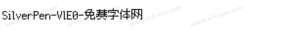 SilverPen-VlE0字体转换