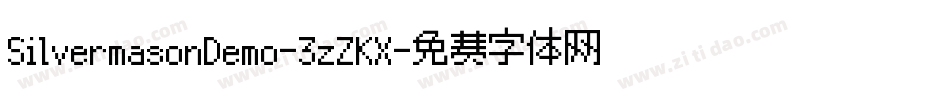 SilvermasonDemo-3zZKX字体转换