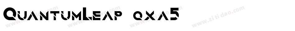 QuantumLeap-qxa5字体转换