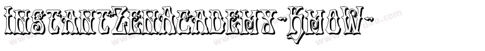 InstantZenAcademy-KmoW字体转换