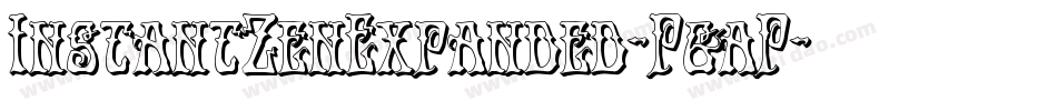 InstantZenExpanded-PgaP字体转换
