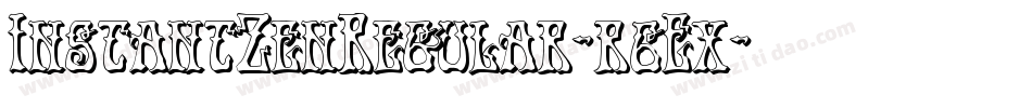 InstantZenRegular-r6Ex字体转换