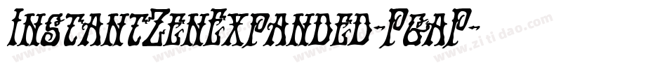 InstantZenExpanded-PgaP字体转换