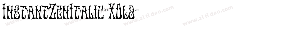 InstantZenItalic-XOl2字体转换