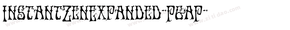 InstantZenExpanded-PgaP字体转换
