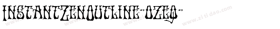 InstantZenOutline-ozeq字体转换