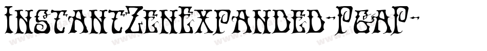 InstantZenExpanded-PgaP字体转换