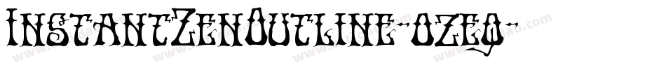 InstantZenOutline-ozeq字体转换