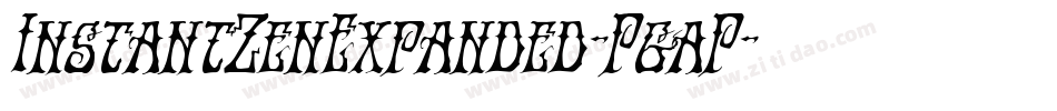 InstantZenExpanded-PgaP字体转换