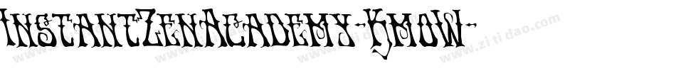 InstantZenAcademy-KmoW字体转换