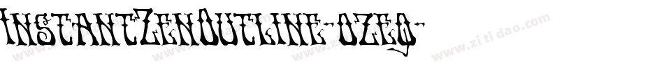 InstantZenOutline-ozeq字体转换