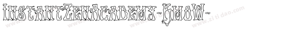 InstantZenAcademy-KmoW字体转换