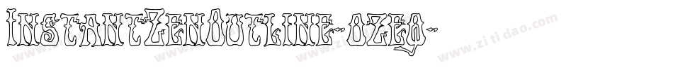 InstantZenOutline-ozeq字体转换