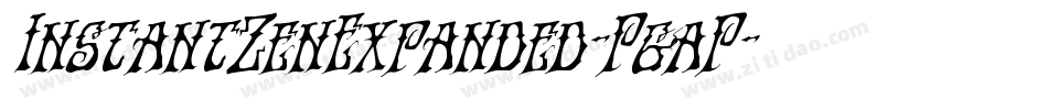 InstantZenExpanded-PgaP字体转换