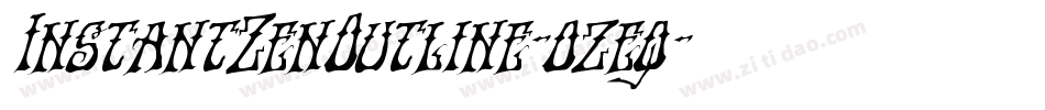InstantZenOutline-ozeq字体转换