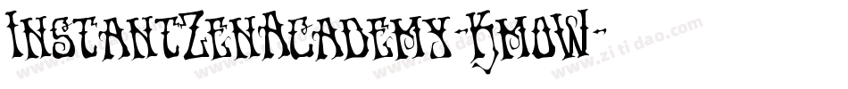 InstantZenAcademy-KmoW字体转换