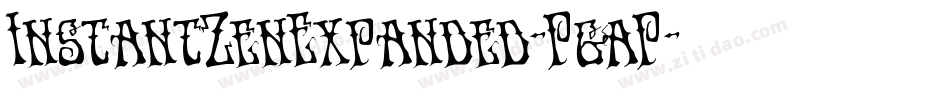 InstantZenExpanded-PgaP字体转换