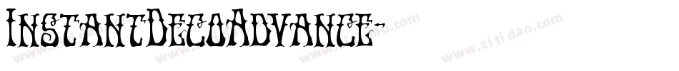 InstantDecoAdvance字体转换