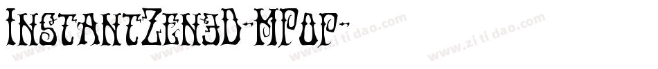 InstantZen3D-MP0p字体转换
