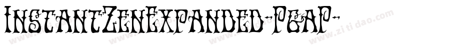 InstantZenExpanded-PgaP字体转换