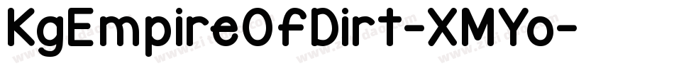 KgEmpireOfDirt-XMYo字体转换